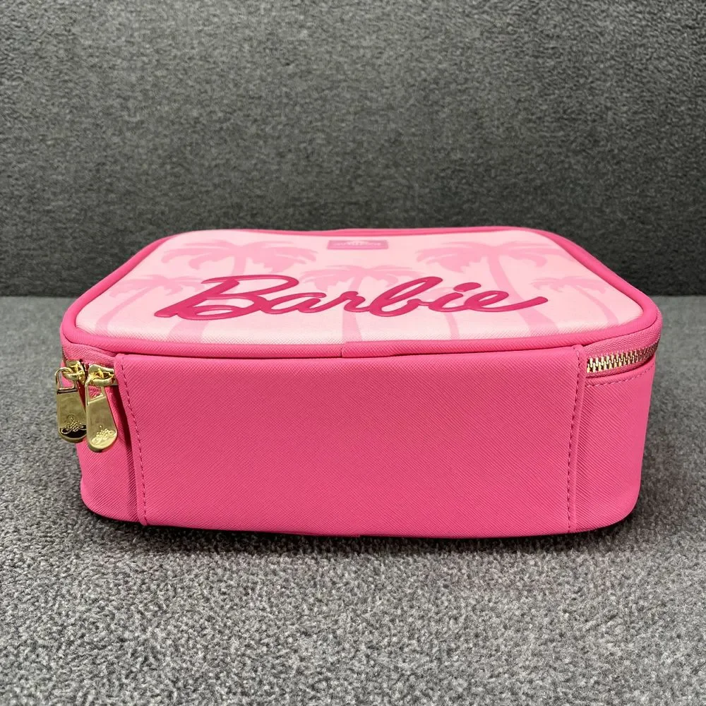 Impression Vanity Barbie Pink Cosmetic Bag with Removable‎ dividers New